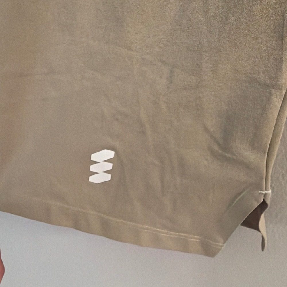 Jinga Sorona Agile Mens Tan Khaki Activewear‎ T-Shirt Short Sleeve Large NWT - Picture 4 of 10